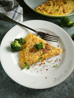 Foto resep SPAGHETTI FRITTATA simply tasty #pr_pasta