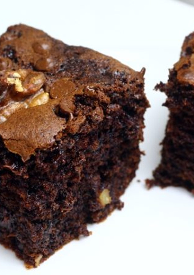 Una foto de Brownie de chocolate americano