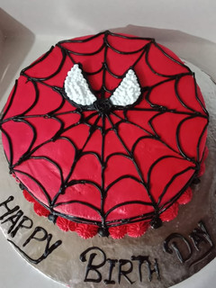 A picture of Three colours Happy birthday wala cake 🎂😍.