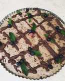 Tarta de yogurt con arándanos sin horno y sin azúcar