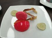Una foto de dulce de leche de guayaba