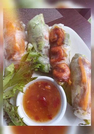 Foto resep 11. Vietnamese spring roll diet enak low carb