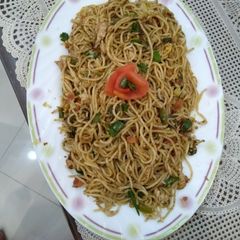 A picture of Chicken spaghetti.