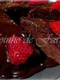 Bolo de chocolate com Ganache