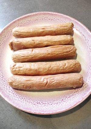 A picture of Steam Chicken Sausage.