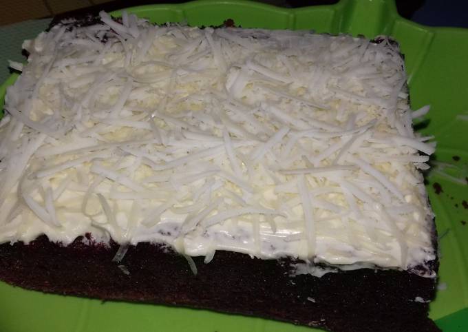 Red velvet kukus 3 telur