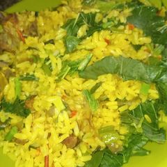 Jallof rice A picture of Jallof rice.