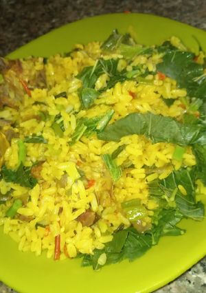 A picture of Jallof rice.