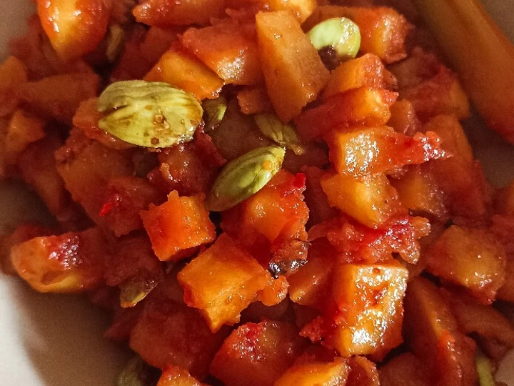 Easy Steps Prepare Recipes Sambel goreng kentang pete sederhana maknyos the  Makes Drooling Can Pamper Your Tongue.