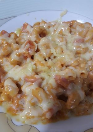 Una foto de Coditos al chipotle cremoso 😋😋