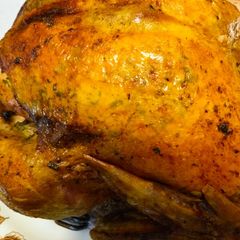 A picture of Thanksgiving turkey.