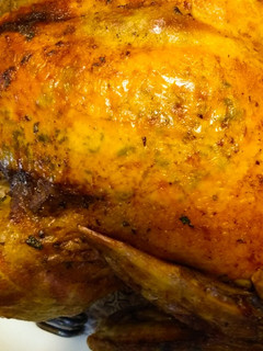 A picture of Thanksgiving turkey.