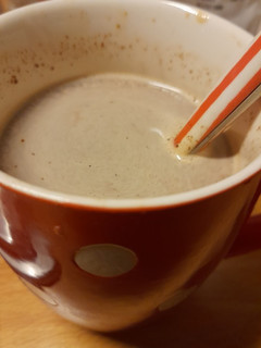 A picture of Hot Chocolat Coffee milk.