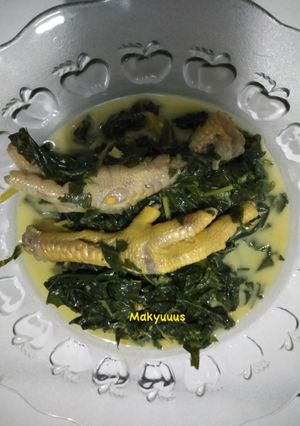 Foto resep Daun singkong bumbu kuning