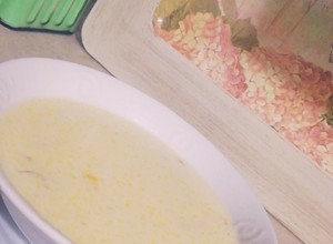 صورة لوصفة شوربة الدجاج بالكريمه والذره