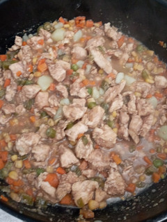 Una foto de Pollo a la criolla