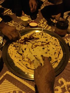 صورة لوصفة خبز على الفحم