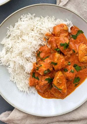 O poză a rețetei Rețetă de pui în stil indian (Butter Chicken).
