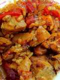 Arroz con pollo y especias