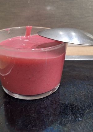 Une photo de Sauce framboise
