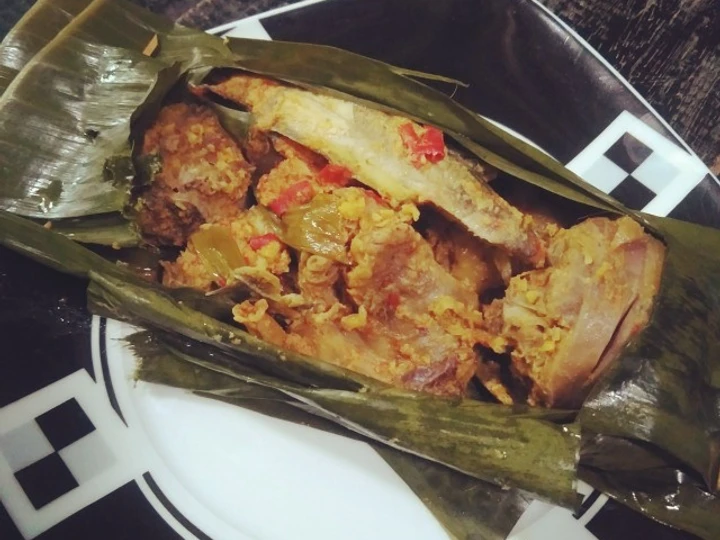 Cara Simple Membikin Resep  Pepes kukus ayam ikan yang Sempurna, Bikin Ketagihan