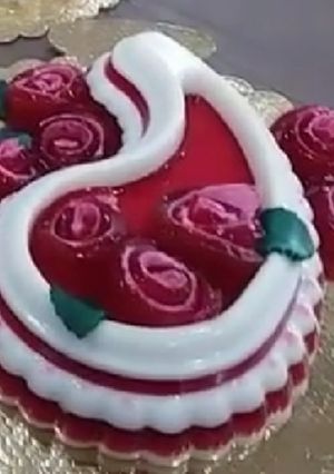 عکسی از دستور ژله ۲رنگ
