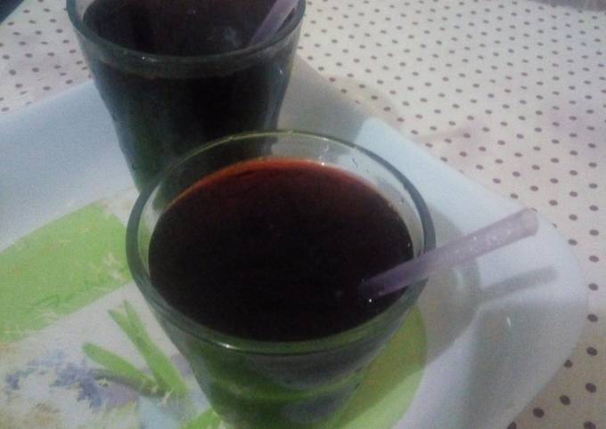 Simple Way to Make Favorite Lemongrass Zobo drink