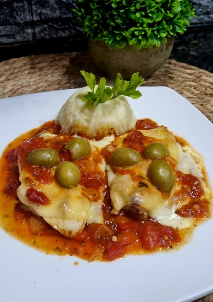 Una foto de JAMONCITOS DE POLLO NAPOLITANO ❤️