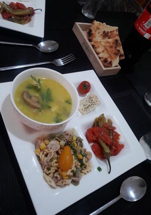 A picture of Chicken and Mushroom Soup.