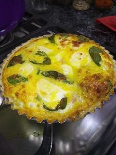 Una foto de Relleno tarta caprese