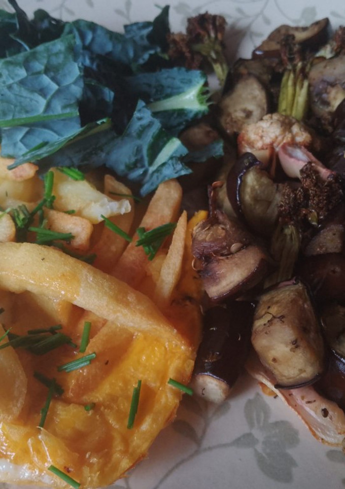 Una foto de Verduras en la freidora sin aceite