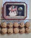 Galletas de avena, canela y pasas