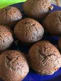Magdalenas de chocolate sin gluten