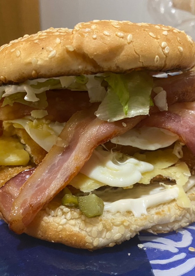 Una foto de Hamburguesa de pollo