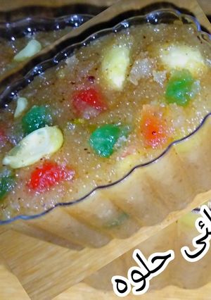 A picture of Mughalai halwa.