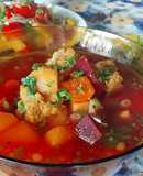 Sườn hầm củ quả