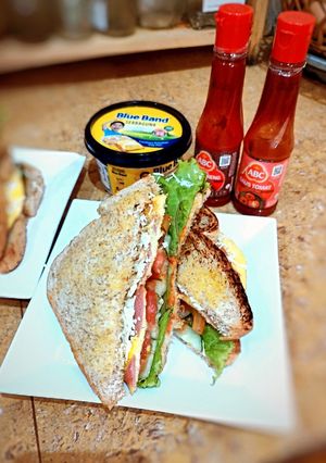 Foto resep Sanwich Roti Gandum rumahan