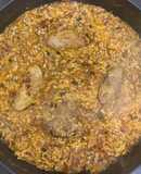 Arroz con pato foie y setas