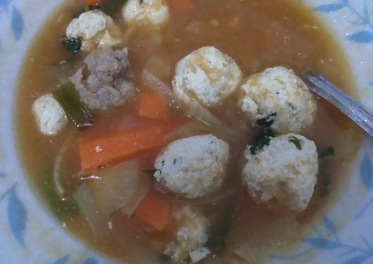 Resep: AppetizingSup tomat bola tahu daging
