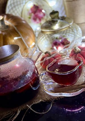 صورة لوصفة مشروب التفاح والقرفة 🍁 مشروب فصل الخريف