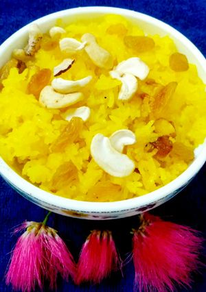 A picture of Sweetened Rice (Meethe Chawal).