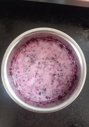 A picture of Mulberry Smoothie/Milkshake.
