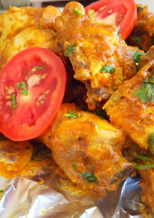 A picture of Oven Baked Chicken in Sauce.