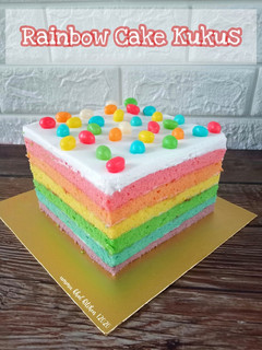 Foto resep Rainbow Cake Kukus