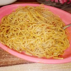 Simple Jollof Spaghetti A picture of Simple Jollof Spaghetti.