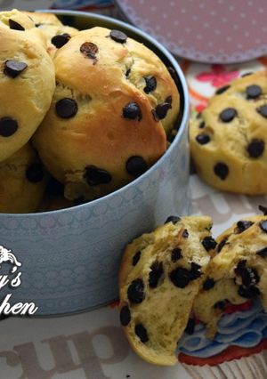 Una foto de Doowaps o Bollitos con pepitas de Chocolate