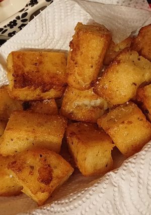 A picture of Milho Frito (Fried Cornmeal).