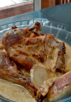 Una foto de Pollo a la Crema