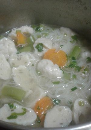 Foto resep Sup bihun bakso