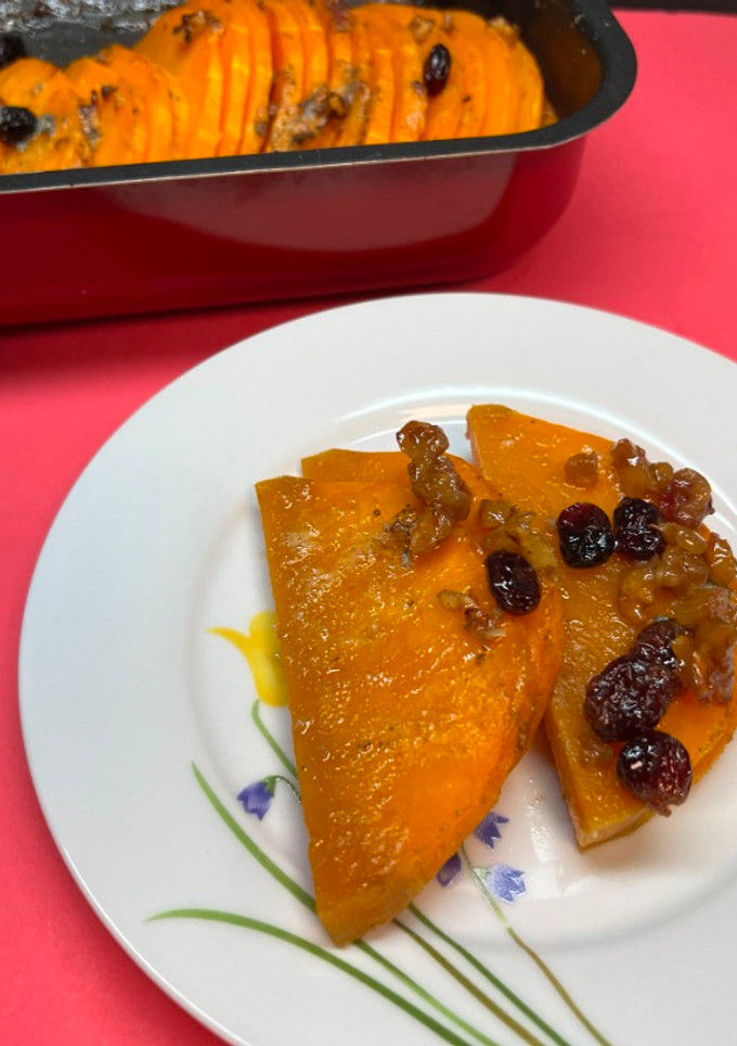 Una foto de Calabaza al horno como guarnición